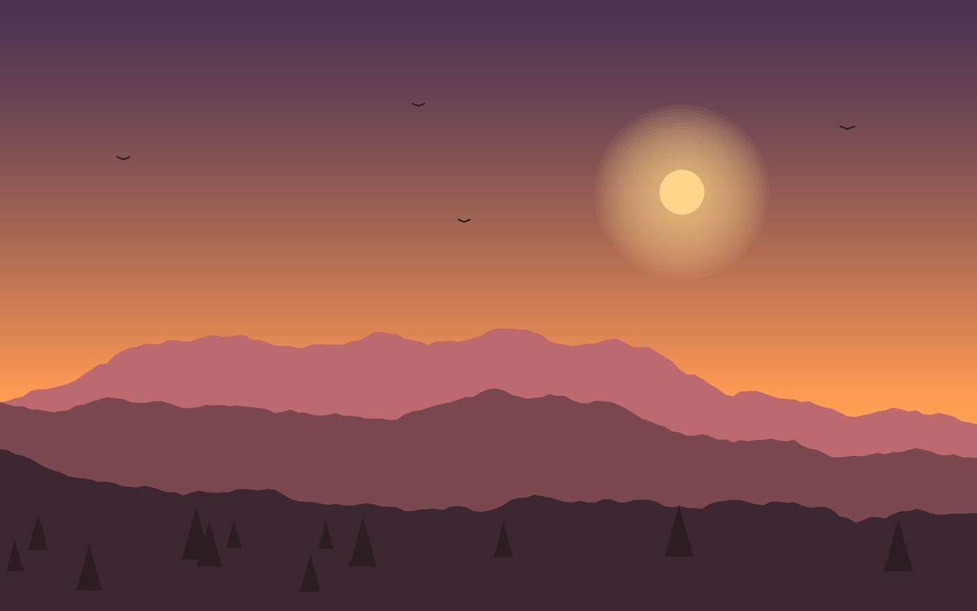 Landschaftsillustration