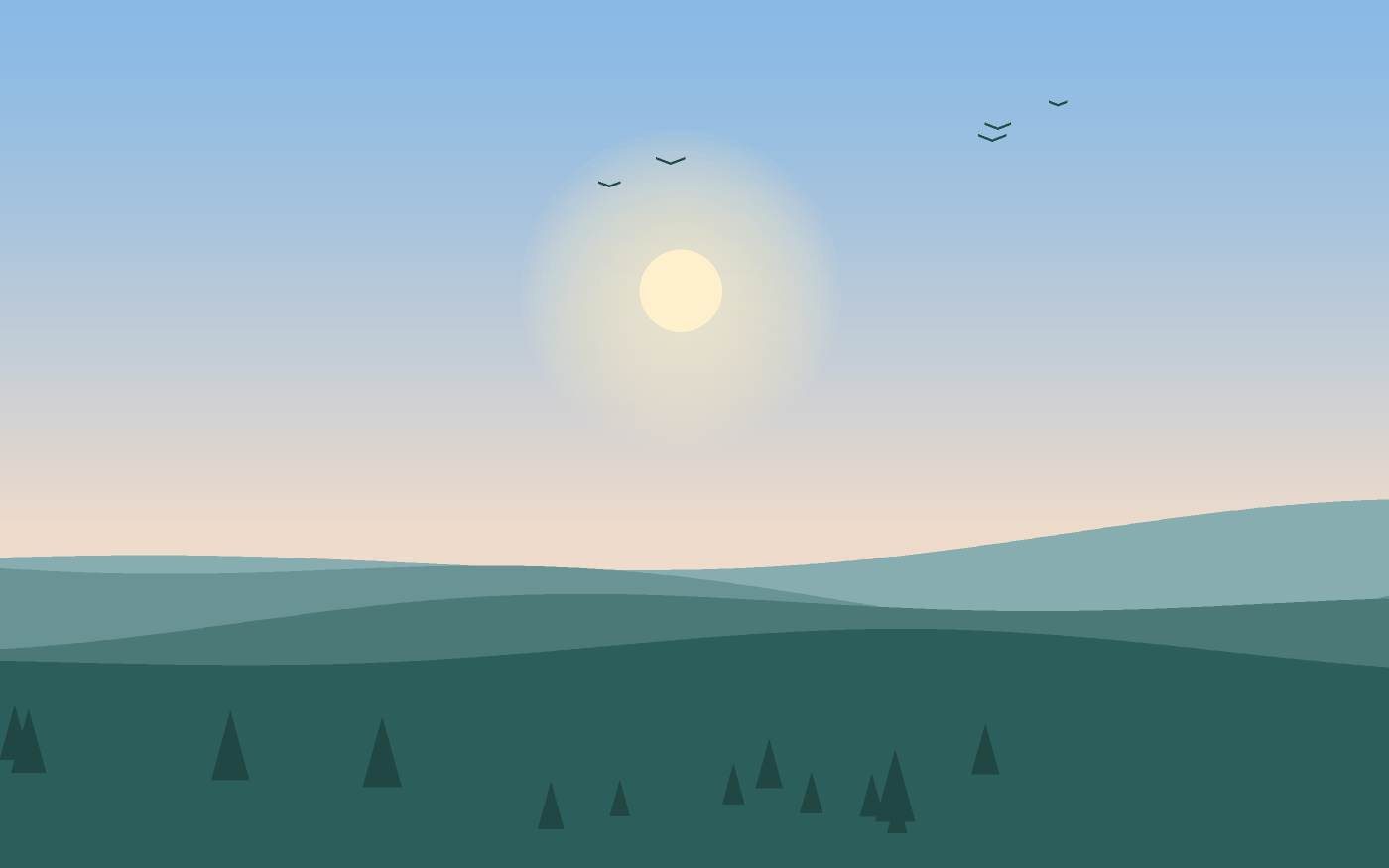 Landschapsillustratie