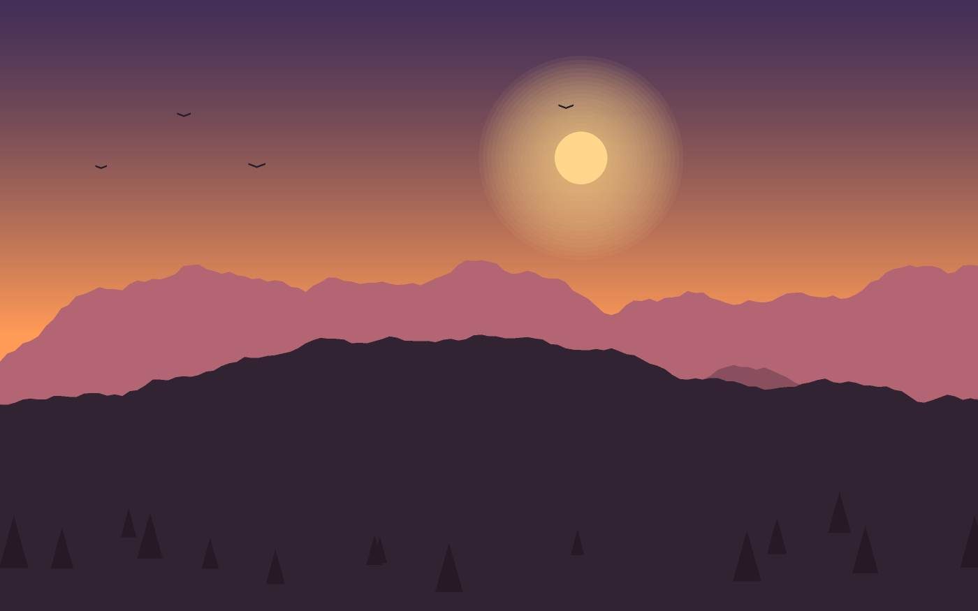 Landschapsillustratie
