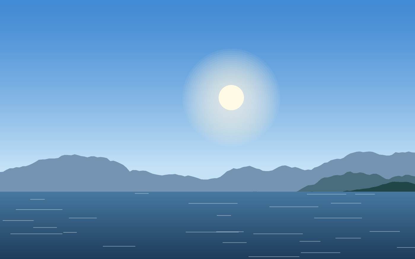 Landschaftsillustration