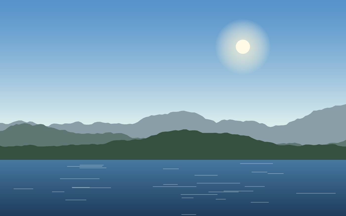 Landschaftsillustration