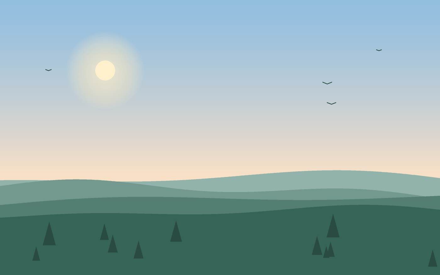 Landschaftsillustration