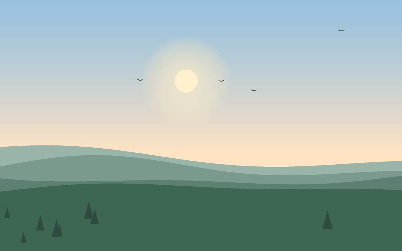 Ilustrace krajiny