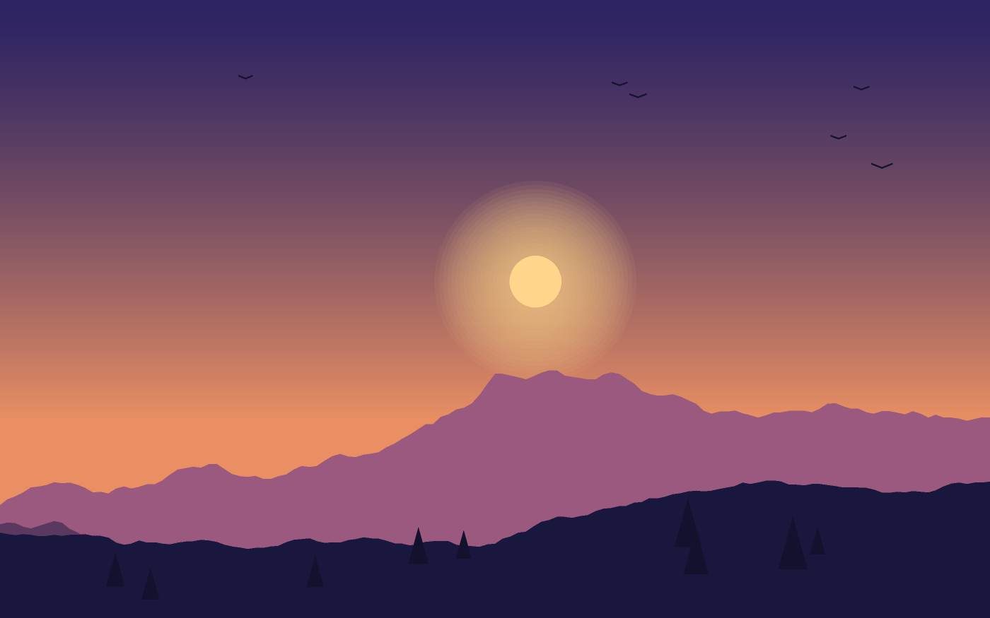 Landskabsillustration