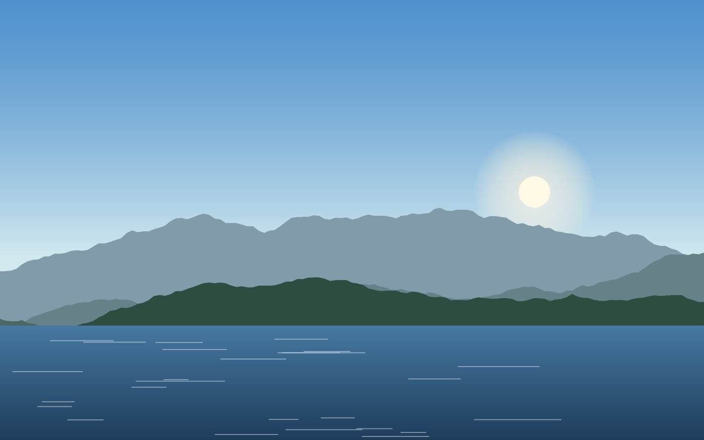 Ilustración de un paisaje