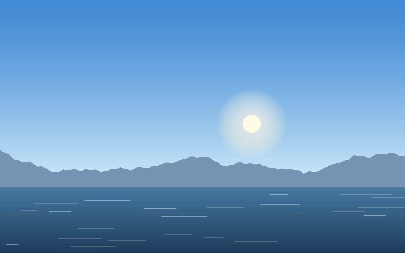 Illustrazione di un paesaggio
