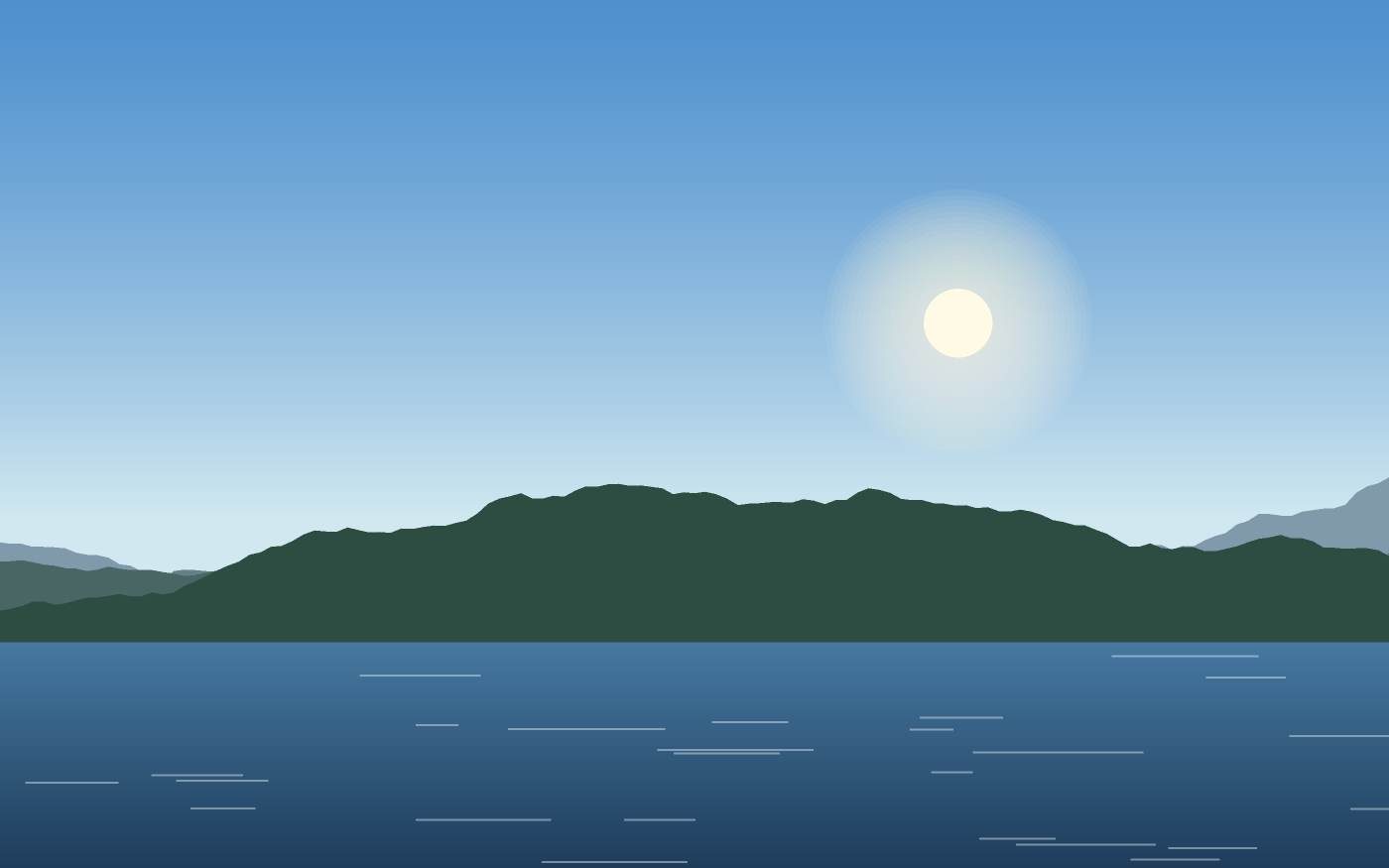 Illustrazione di un paesaggio