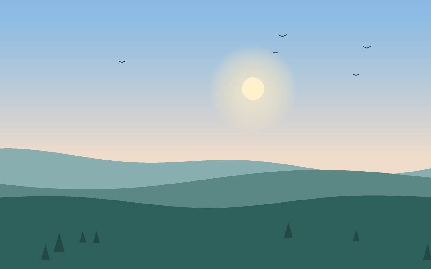 Landschapsillustratie
