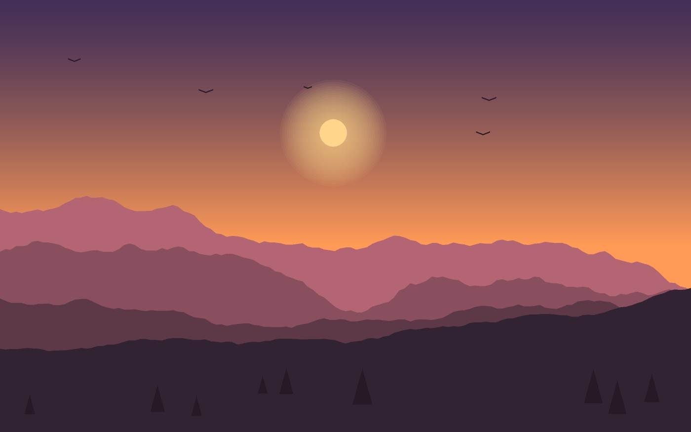 Ilustracja krajobrazu